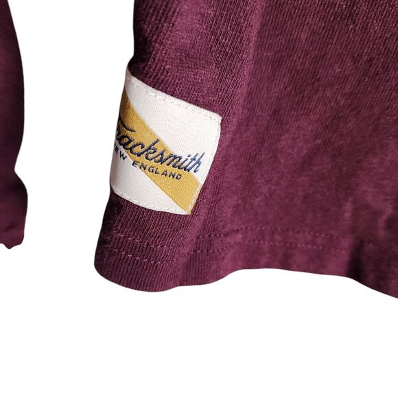 Tracksmith Shirt Women's XS Red Burgundy Long Sleeve Crew Neck Base Layer - Picture 5 of 11